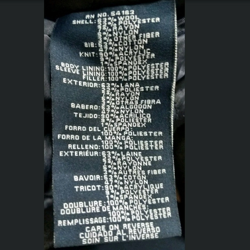 Tommy Hilfiger Pea Coat Size Medium Wool - Picture 8 of 8